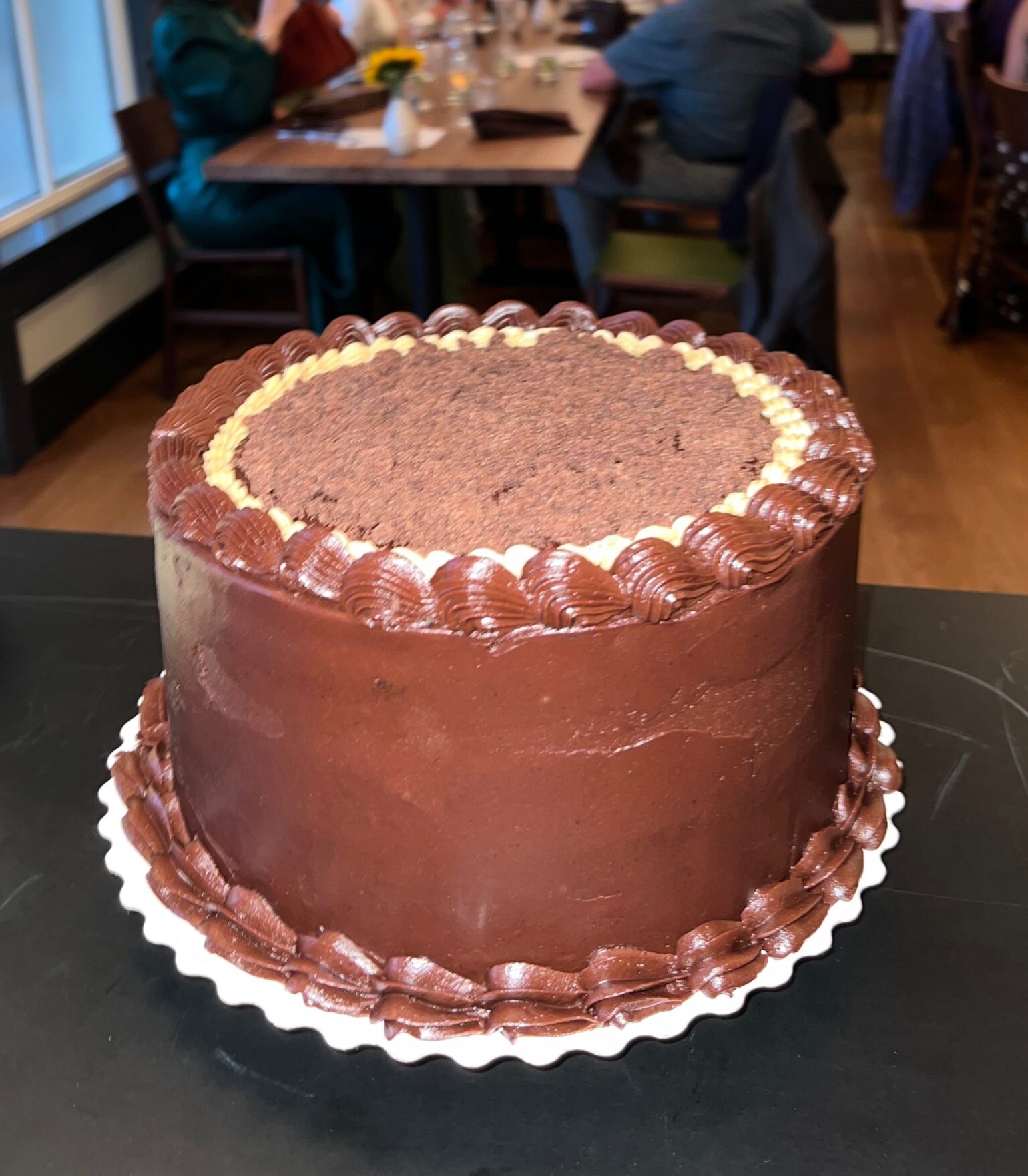 Double Chocolate Wedding Cake